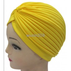 Stretchy Cotton Turban Head Wrap Band Sleep Hat Indian Caps Scarf Hat Ear Cap A1  eb-82283834